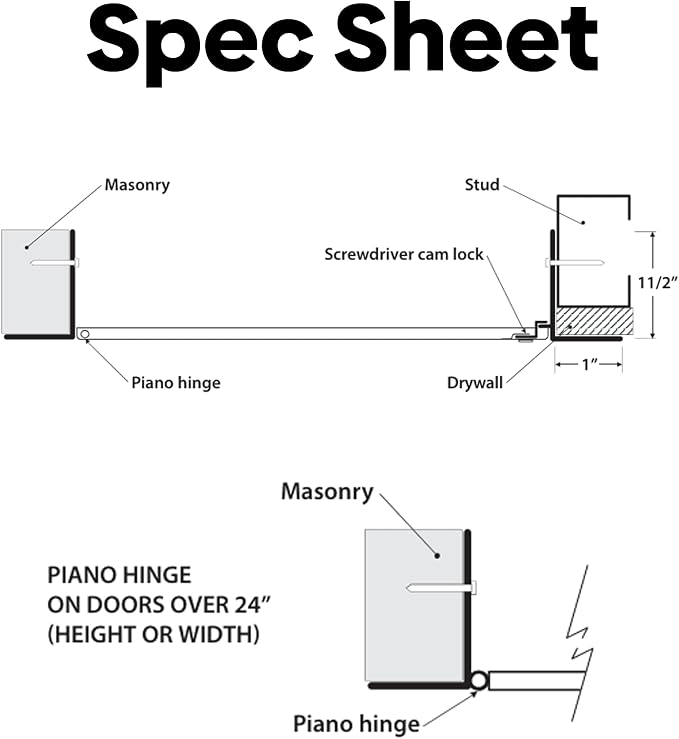 Best 22" x 36" Universal Access Panel – Flush Steel Door - Image 8