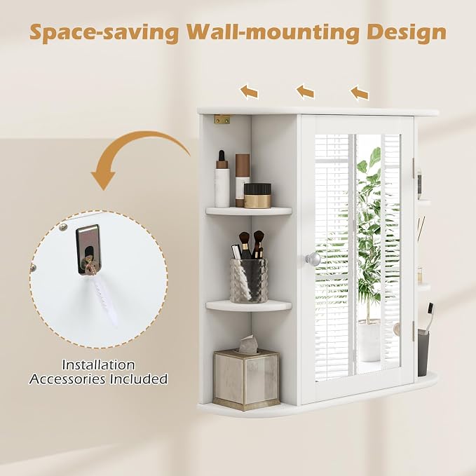 RELAX4LIFE Bathroom Wall Cabinet - Image 5