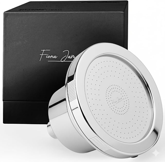 Fiona James Filtered Shower Head – High Pressure Shower Filter by FIONAJAMES
