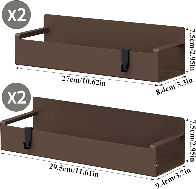 4 Pack Magnetic Spice Rack Organizer - Image 8