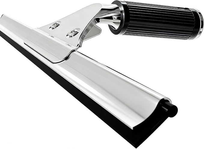 14-inch Squeegee for Shower Glass & Window Cleaning, Professional Stainless - Image 5