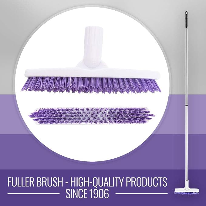 Fuller Brush E‑Z Scrubber Replacement Head – 9" V‑Trim Tile & Grout Brush Head - Image 8