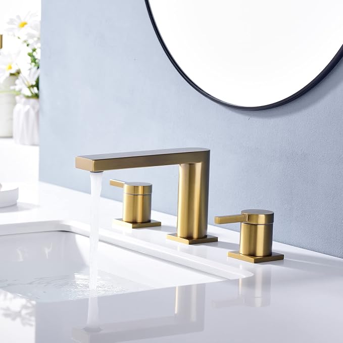 Luxury Brass Widespread Bathroom Sink Faucets - Image 4