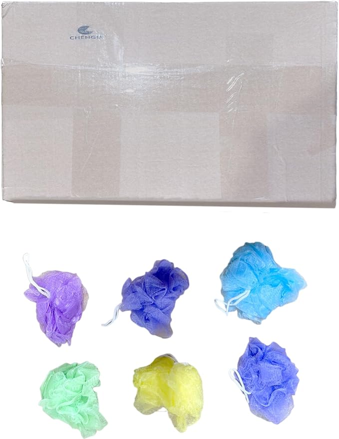 CHENGU 80 Pcs Loofah Bulk Sponge Bath Sponges - Image 8