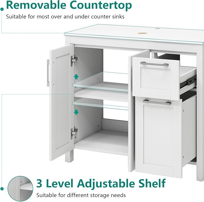 YOURLITE 36" Bathroom Vanity - Image 4