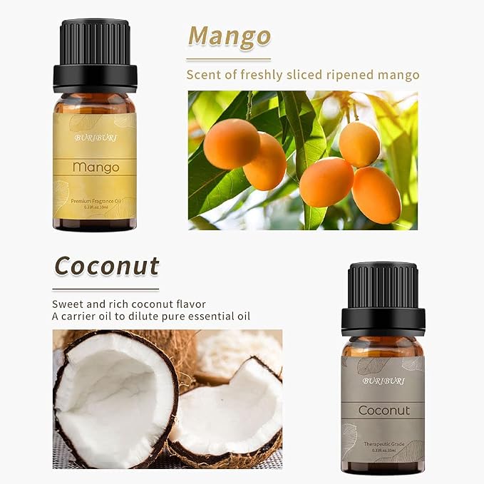 BURIBURI Fruit Essential Oils Gift Set 4Pack - Image 4