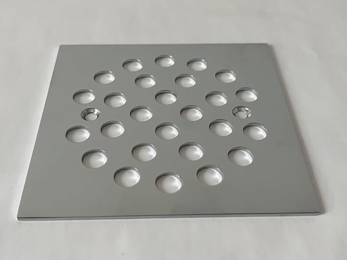 4-1/4 Inch Screw-in Square Floor Drain Cover Replacement Shower Grates - Image 3