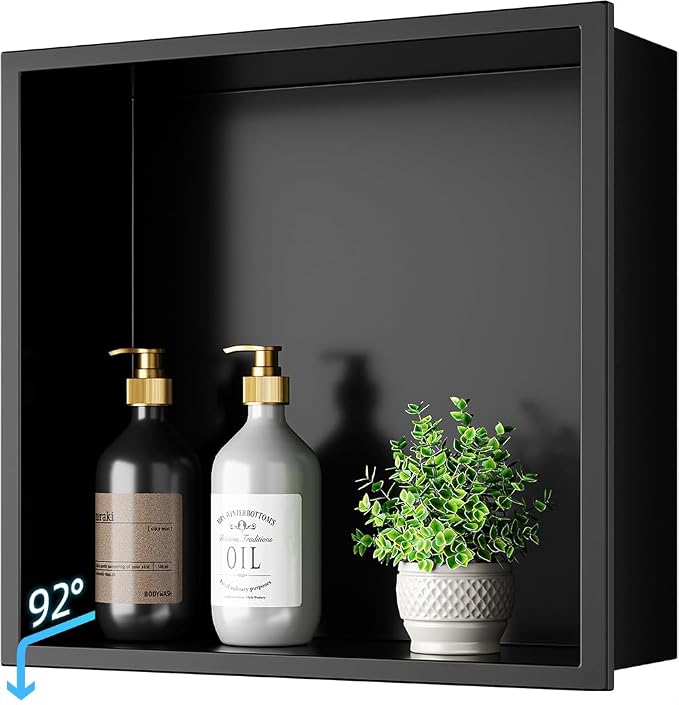 No Tile Needed Shower Niche by HelloaySenCornerProtection