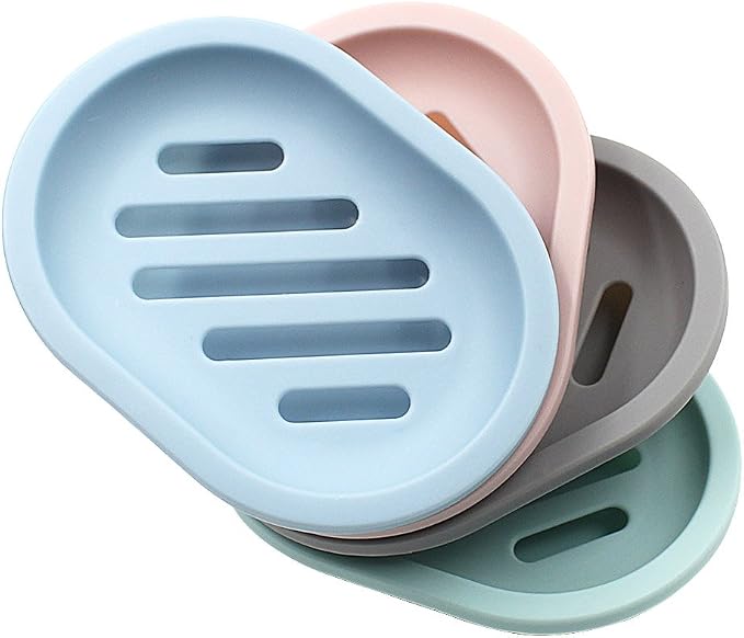 Topsky 2-Pack Soap Dish with Drain, Soap Holder & Saver, Easy Cleaning - Image 9