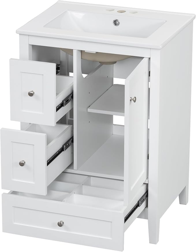 Harper & Bright Designs 24" Bathroom Vanity - Image 9