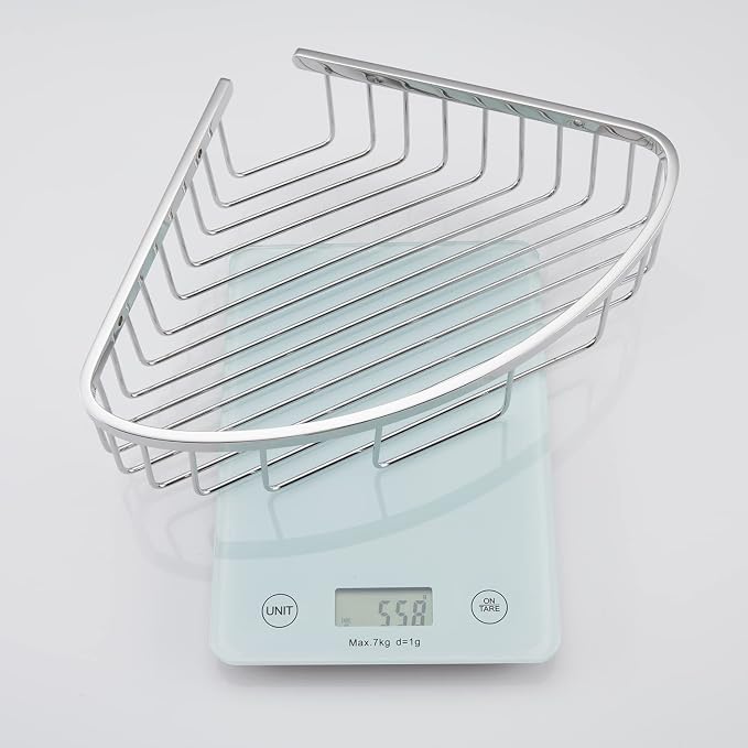 Bathroom Shower Caddy Corner Shelf, Corner-Hollow Design, Ultra Sturdy - Image 6