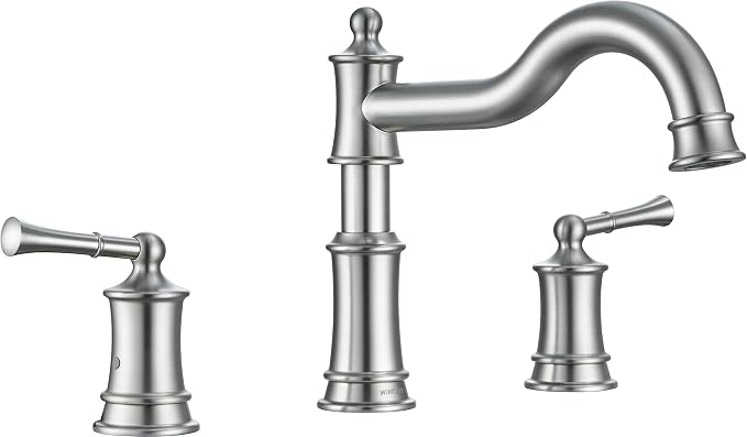 Roman Bathtub Faucet Deck Mount Tub Faucet by WINKEAR