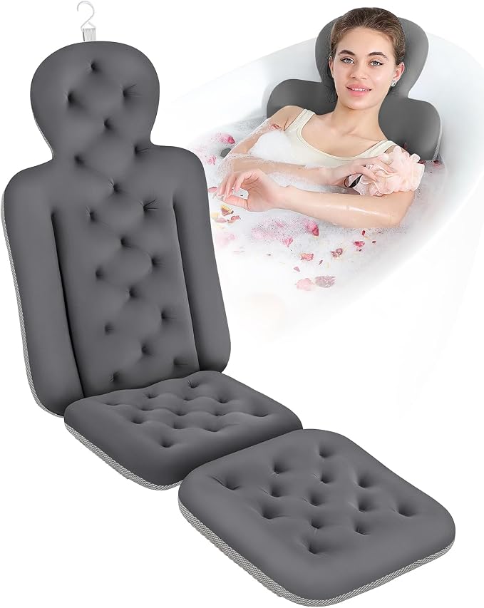 Bath Cushion, Full Body Bathtub Pillow by VEILS