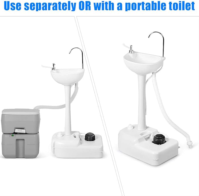 S AFSTAR Portable Hand Sink, Camping Sink - Image 2