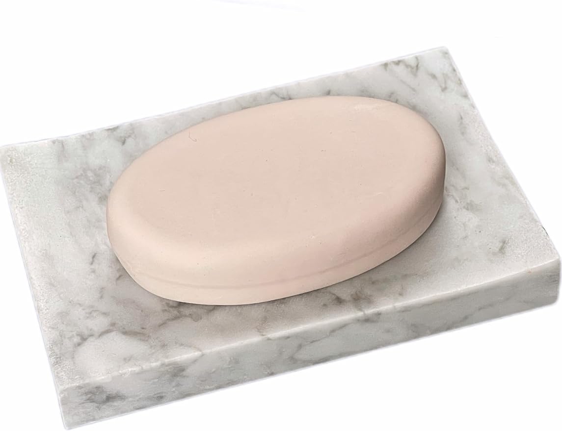 Real Marble Soap Dish by EXCHUES