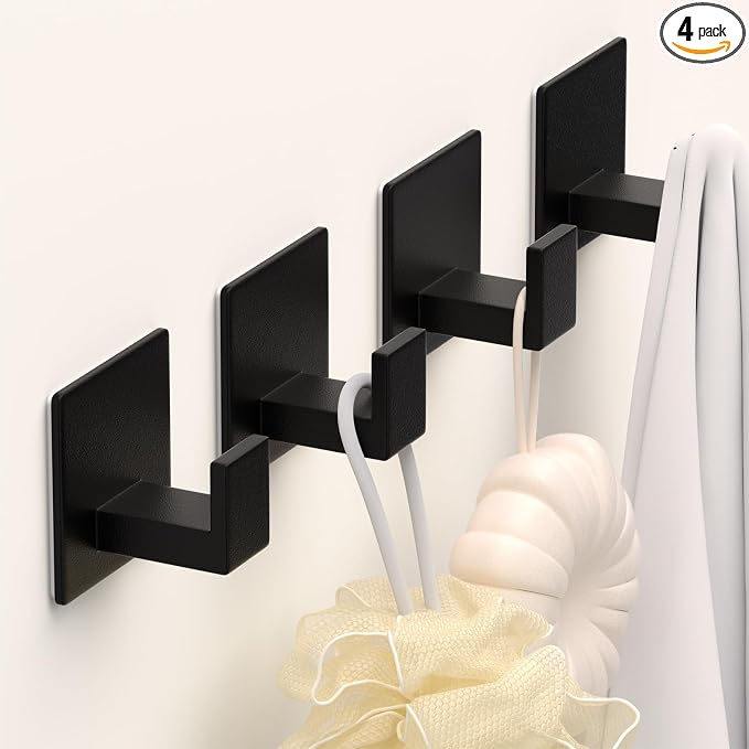 Adhesive Towel Hooks, Shower Hooks by VINHOLD