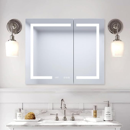 36" LED Lighted Medicine Cabinet by Unknown