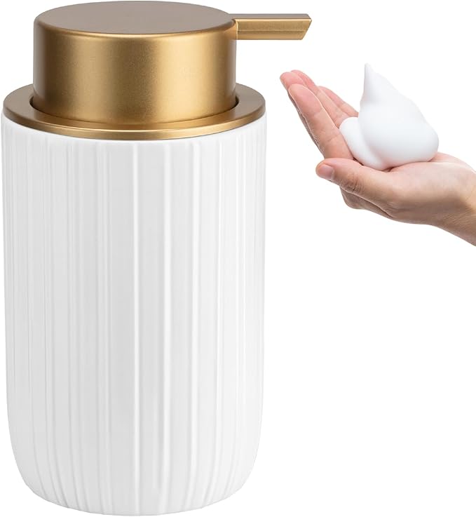 Soap Foaming Dispenser Ceramic by TOOZFO