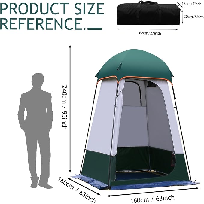 Camping Tent Shower Tent, Outdoor Changing - Image 2