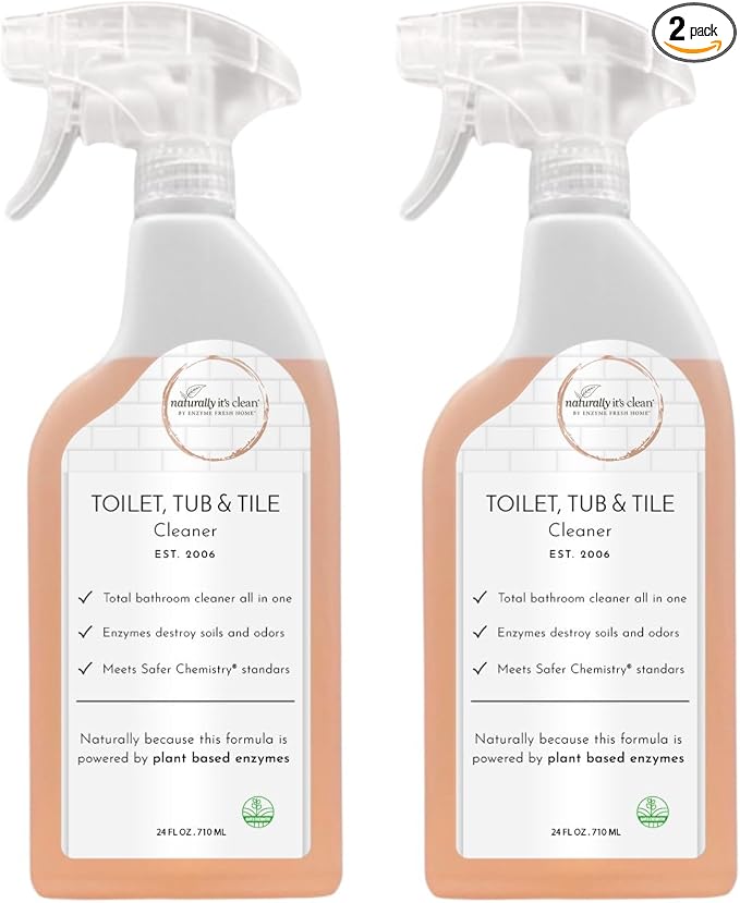naturally it's clean Bathroom Cleaner | Toilet, Shower & Sink | Plant-Based by naturallyitsclean
