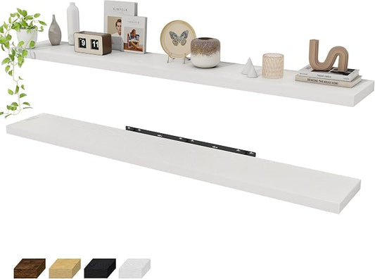 Fun Memories 72 Inch Floating Shelves by FunMemories