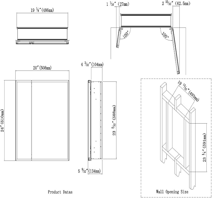 Fundin Bathroom Wall Mount Cabinet - Image 3