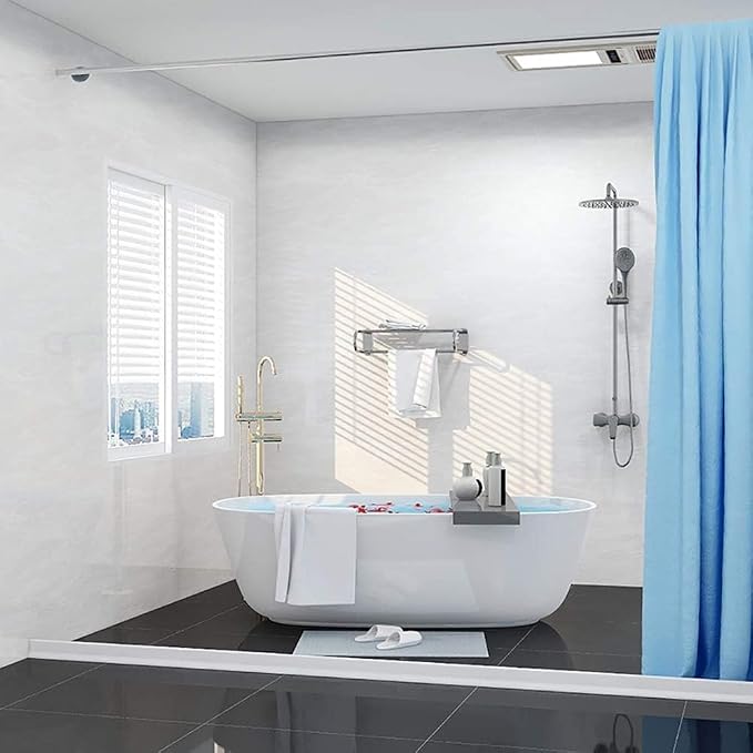 Duzzy 118 Inch Collapsible Shower Threshold Water Dam, Suitable - Image 6