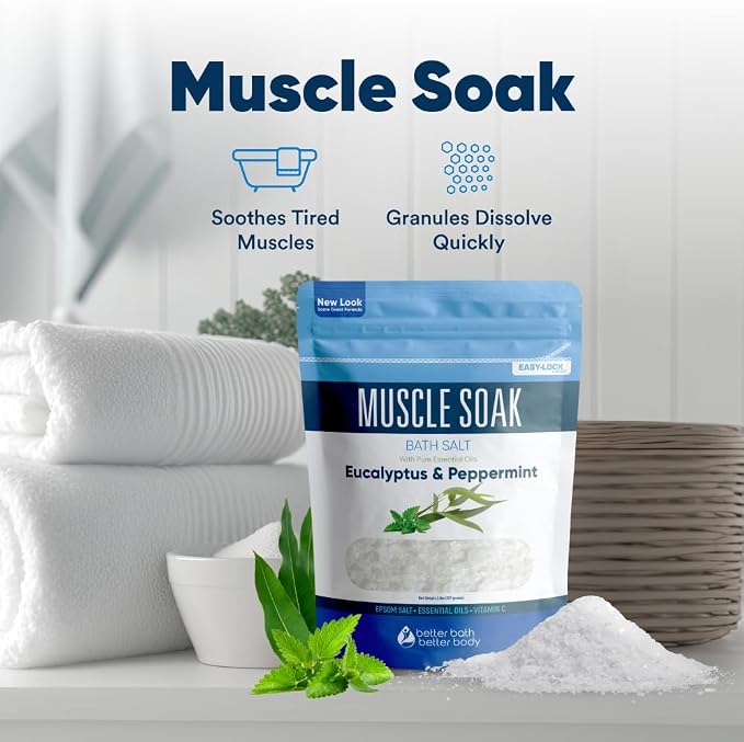 Muscle Soak Bath Salt 32 Ounces Epsom Salt - Image 5