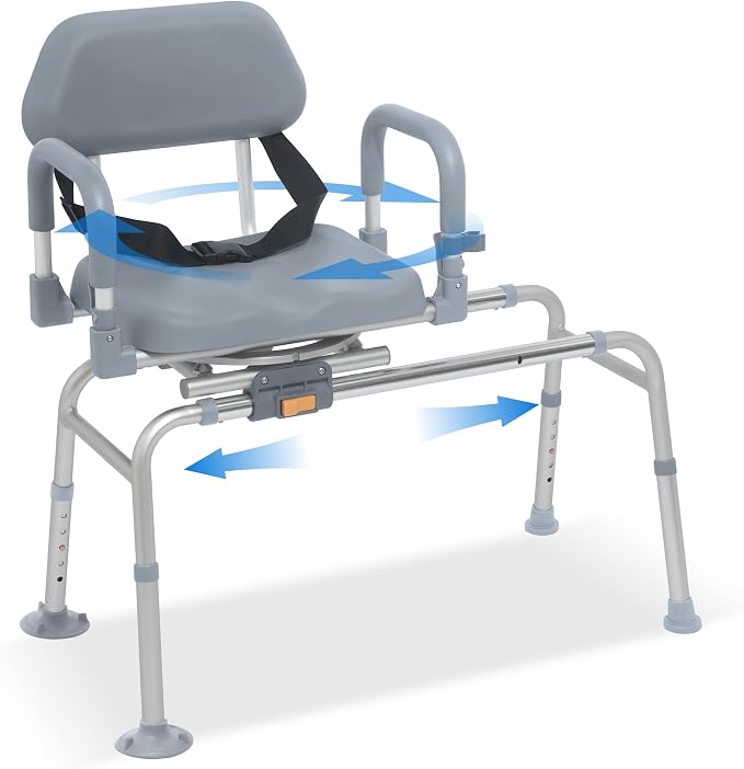 FSA/HSA Eligible Sliding Shower Chair by PIDOSO