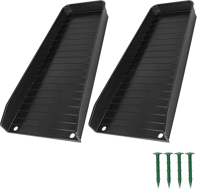 Gutter Downspout Splash Block, 16.3"Drain Gutter Guard Diverter, Gutter by ChickVilla