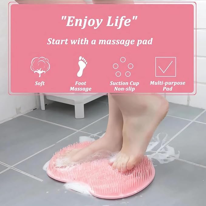 Shower Foot & Back Scrubber, Massage Pad - Image 4