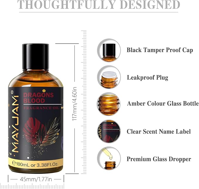 MAYJAM 100ML/3.38FL.OZ Dragons Blood Fragrance Oils - Image 7