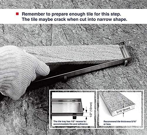 Neodrain 28-Inch Linear Shower Drain - Image 8