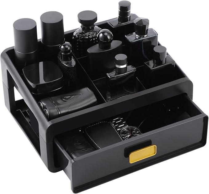 Organizer For Men, Bathroom Organizers, Cologne Organizer, Dresser Organizers by EHORIA