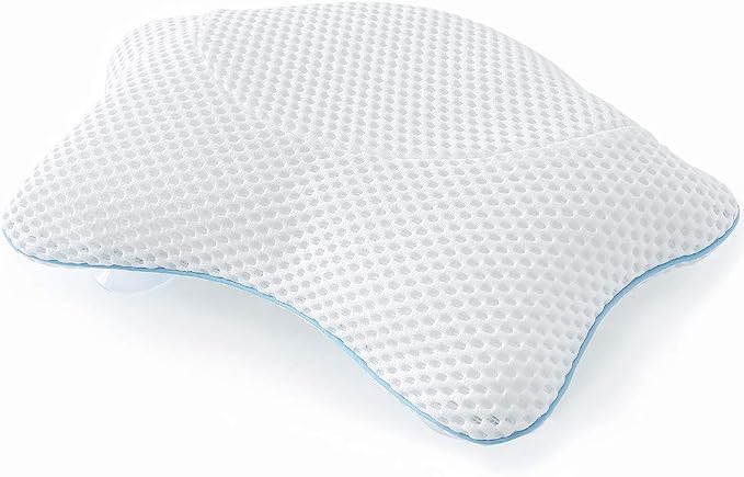 Non Slip Bath Pillow, Luxury Spa Bathtub Head & Neck Rest Support, Permeable by IdleHippo