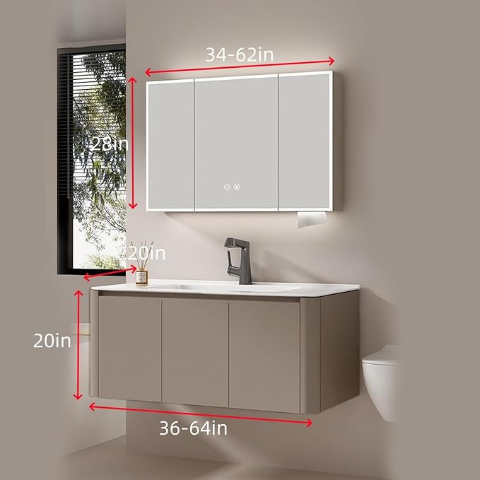 Bathroom Cabinet with Sink - Image 2