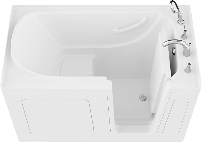 ANZZI Tubs Series Wide Opening Door Right Drain Quick Fill Walk-In Soaking Tub - Image 2
