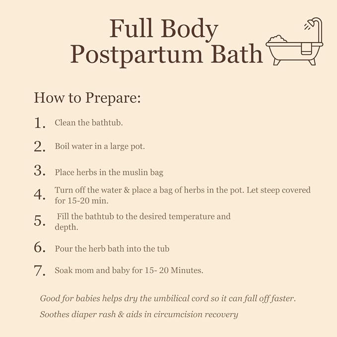 Birth Song Botanicals Postpartum Herb Bath 1PK - Image 4