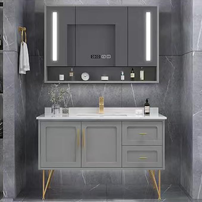 Modern 47" Bathroom Vanity by Genpai