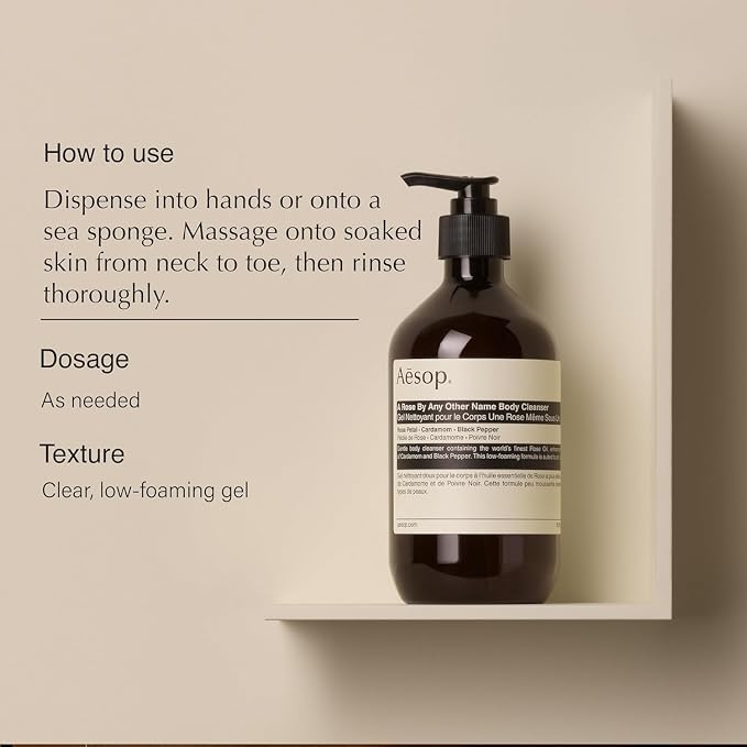Aesop A Rose By Any Other Name Body Cleanser | Gentle Body Cleanser - Image 2