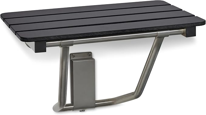 28-inch x 15-inch ADA Folding Wall Mount Bathroom Shower Seat Bench by Seachrome