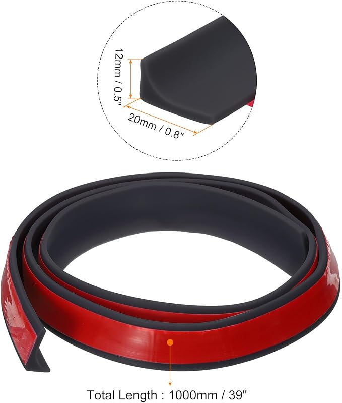 uxcell 39 Inch Collapsible Shower Barrier Stopper Water Splash Guard Blocker - Image 2