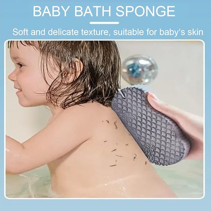 3Pcs Magic Exfoliating Bath Sponge, 3D Super Soft Exfoliating Bath Sponge - Image 3