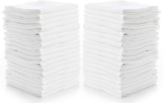 Simpli-Magic 79078 Cotton Washcloths, 12” x 12” by SIMPLI-MAGIC