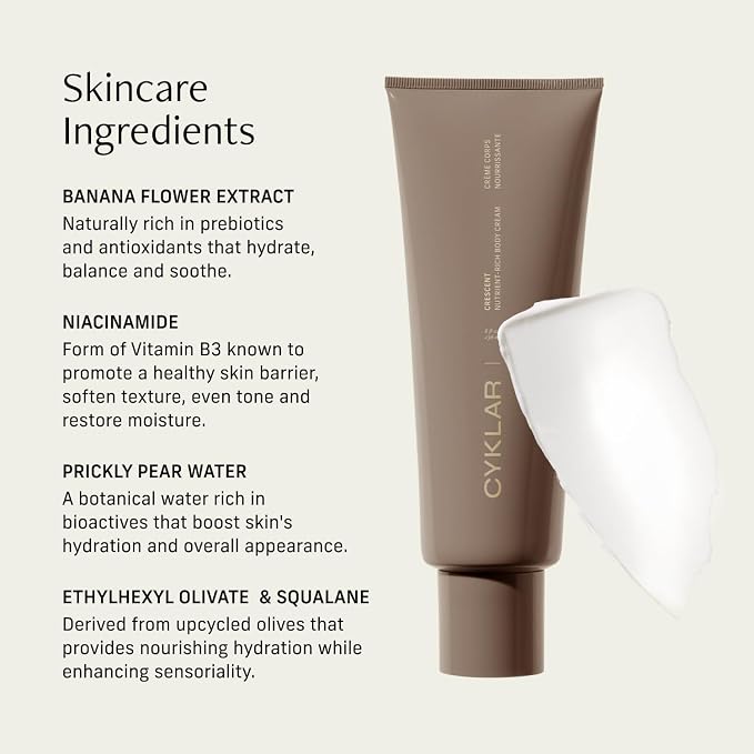 CYKLAR Nutrient Rich Body Cream. Crescent Fragrance Nourishing Moisturizer - Image 6