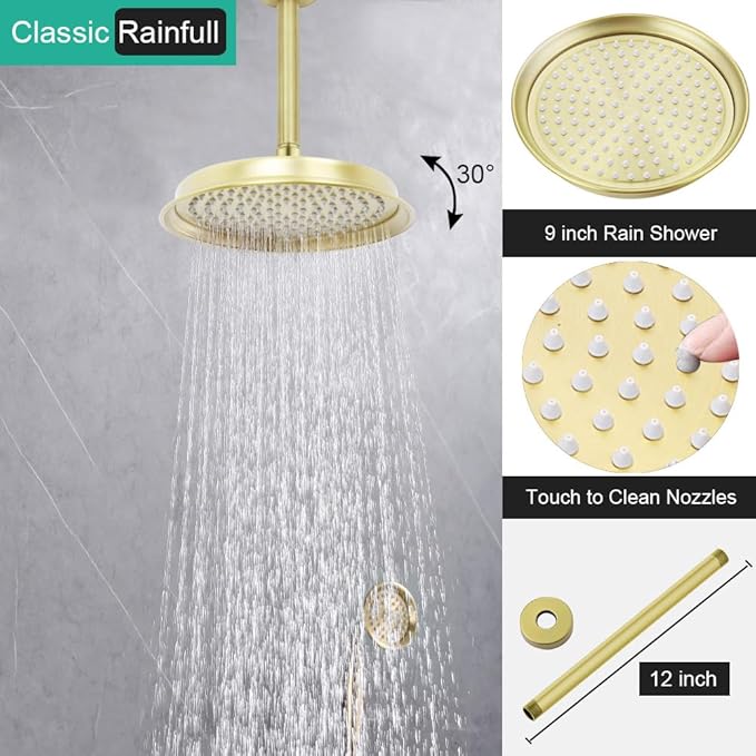 Dual Antique Shower Head System - Image 3