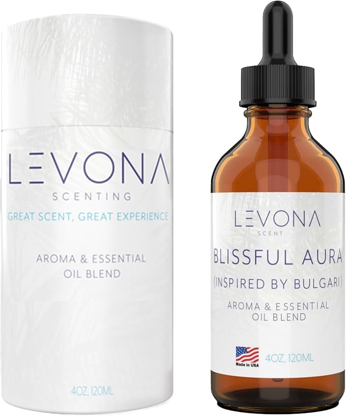 Levona Scent Essential Oils for Diffuser: Blissful Aura Inspired by LEVONASCENT