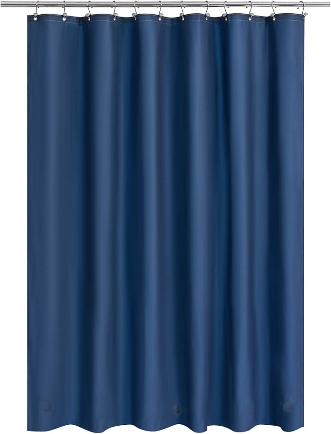 Barossa Design Navy Shower Curtain Liner by BarossaDesign
