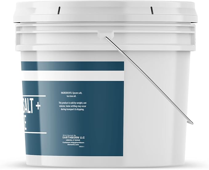 Earthborn Elements Tea Tree Epsom Salt Pure & Undiluted, Soothing Aroma - Image 3