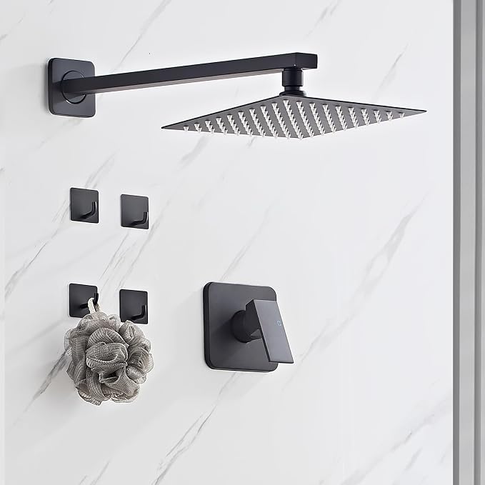 Shower Faucet Set Matte Black Complete Shower System - Image 7
